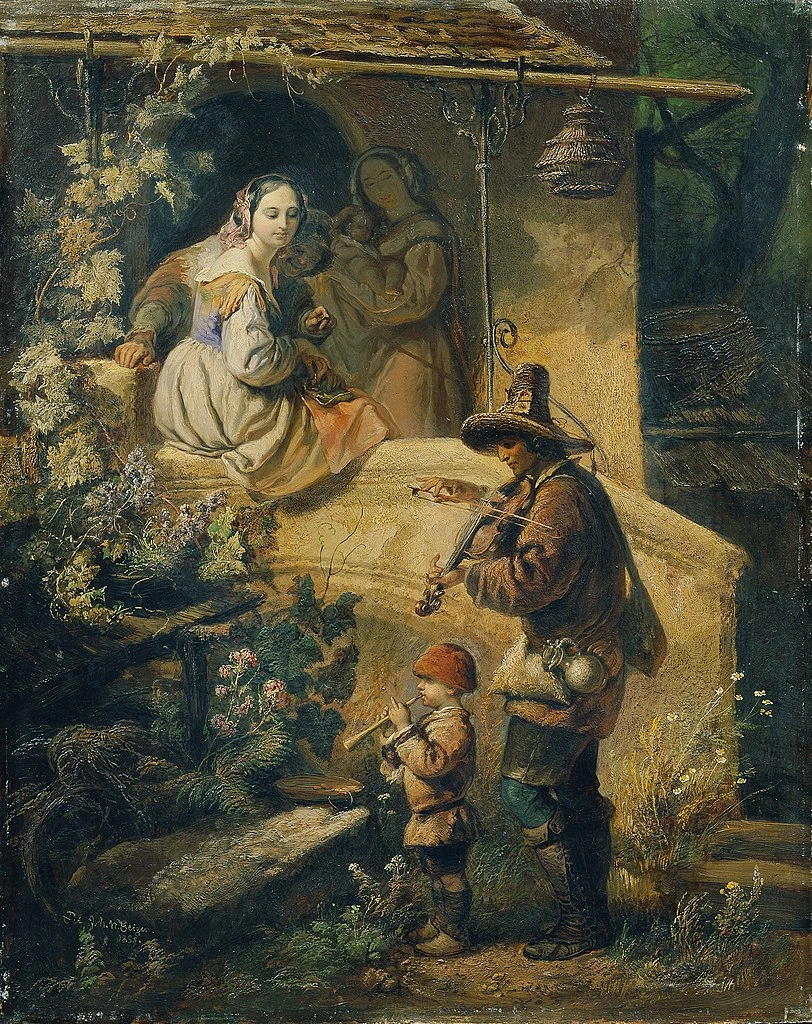Peter Johann Nepomuk Geiger - Musicisti mendicanti italiani, 1855, Kunsthistorisches Museum